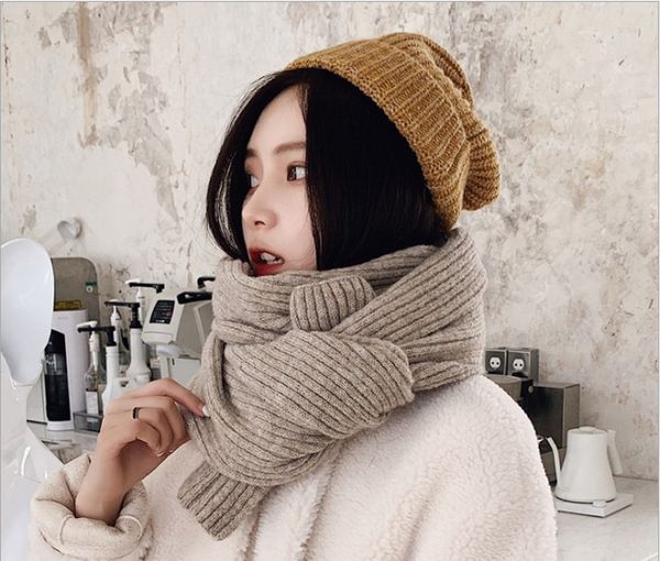 luxury- scarf girl autumn and winter joker solid color knitted scarf korean knitting yarn japanese small fresh winter warm scarf, Blue;gray
luxury- scarf girl autumn and winter joker solid color knitted scarf korean knitting yarn japanese small fresh winter warm scarf, Blue;gray