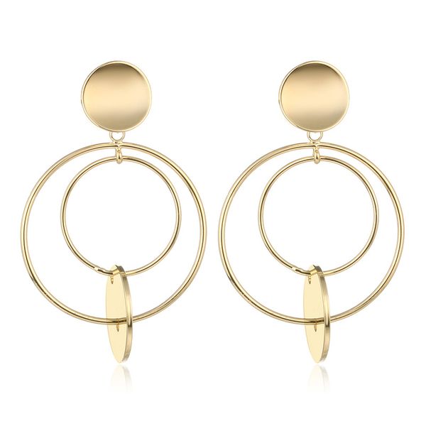 simple design cross round drop earrings for women fashion jewelry gold color pendant earring boucle d'oreille femme 2019, Silver
simple design cross round drop earrings for women fashion jewelry gold color pendant earring boucle d'oreille femme 2019, Silver