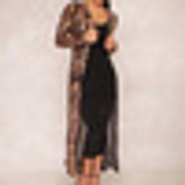 new women long sleeves gold sequins outwear clubwear long party cape coat jacket, Black;brown
new women long sleeves gold sequins outwear clubwear long party cape coat jacket, Black;brown