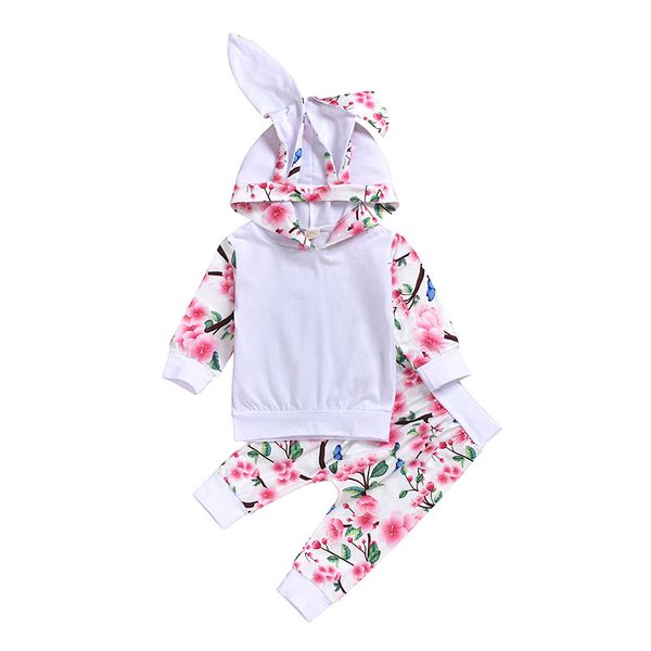 fall autumn infant newborn baby girl 0-4y clothes flower long sleeve hooded +leggings pants spring easter outfits, White
fall autumn infant newborn baby girl 0-4y clothes flower long sleeve hooded +leggings pants spring easter outfits, White