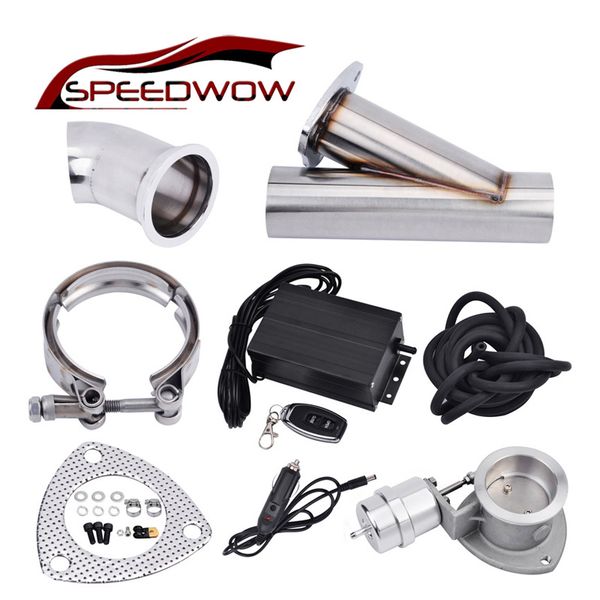 speedwow 3.0'' new arrived electric stainless steel exhaust cutout system e-cut vacuum pump valve switch with remote control
speedwow 3.0'' new arrived electric stainless steel exhaust cutout system e-cut vacuum pump valve switch with remote control