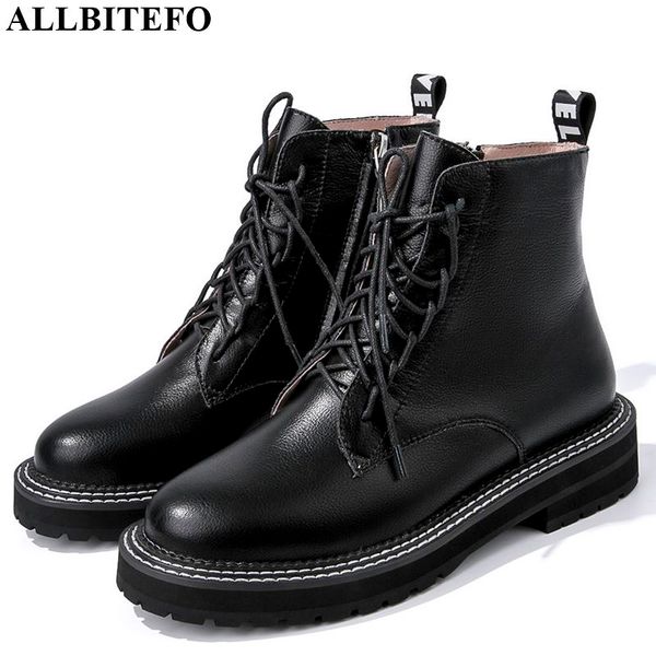 allbitefo natural genuine leather women boots autumn winter comfortable breathable fashion girls ankle boots, Black
allbitefo natural genuine leather women boots autumn winter comfortable breathable fashion girls ankle boots, Black