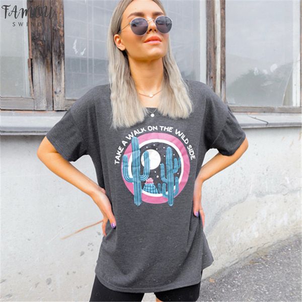 2020 summer t shirt women tee take a walk on the wild side print t shirt female o neck, White
2020 summer t shirt women tee take a walk on the wild side print t shirt female o neck, White