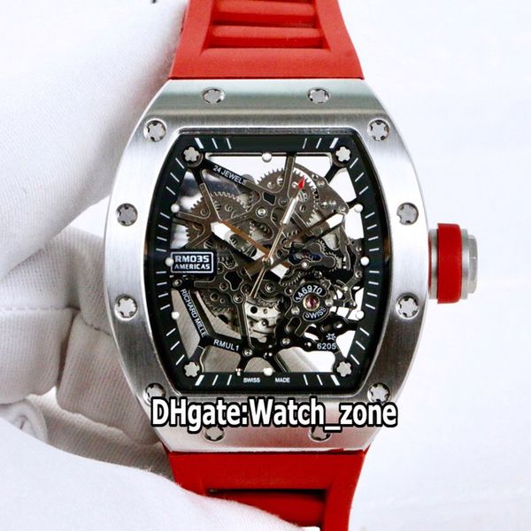 new rm035 america5 skeleton dial japan nh automatic 035 mens watch steel case sapphire red rubber strap sport watches watch_zone, Slivery;brown 
new rm035 america5 skeleton dial japan nh automatic 035 mens watch steel case sapphire red rubber strap sport watches watch_zone, Slivery;brown