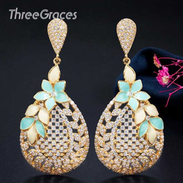 threegrace cubic zirconia 6cm big long drop earrings for women african gold color wedding earring 2020 jewelry er399, Silver
threegrace cubic zirconia 6cm big long drop earrings for women african gold color wedding earring 2020 jewelry er399, Silver