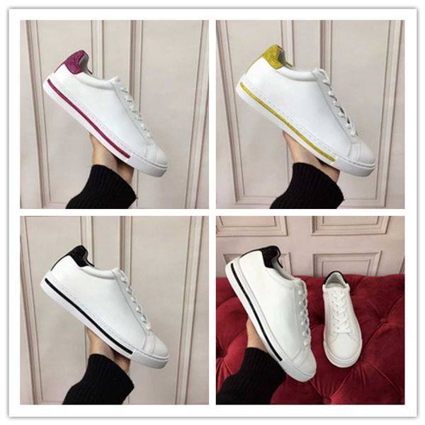 2020 new white shoes stylish and retro imported calfskin fabric original mold outsole1, Black
2020 new white shoes stylish and retro imported calfskin fabric original mold outsole1, Black