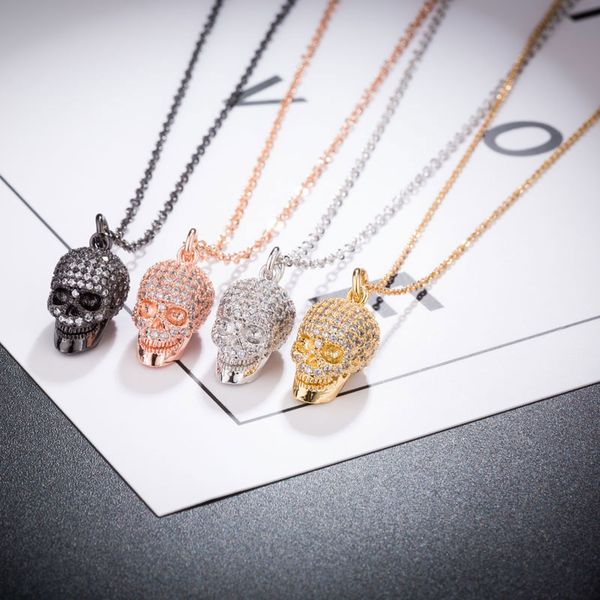 new fashion mens iced out skull head pendant necklace micro paved zircon bling necklaces jewelry ing, Silver
new fashion mens iced out skull head pendant necklace micro paved zircon bling necklaces jewelry ing, Silver