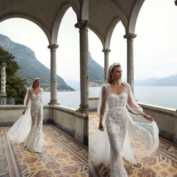 2020 modest julievino sweetheart long sleeve mermaid wedding dresses with wrap lace applique sash wedding gowns sweep train robe de mariée, White
2020 modest julievino sweetheart long sleeve mermaid wedding dresses with wrap lace applique sash wedding gowns sweep train robe de mariée, White
