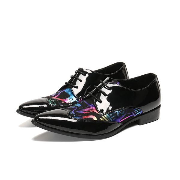 new designer pointed toe men brogue shoes fashion business oxford shoes genuine leather wedding party men dress shoes big size, Black
new designer pointed toe men brogue shoes fashion business oxford shoes genuine leather wedding party men dress shoes big size, Black