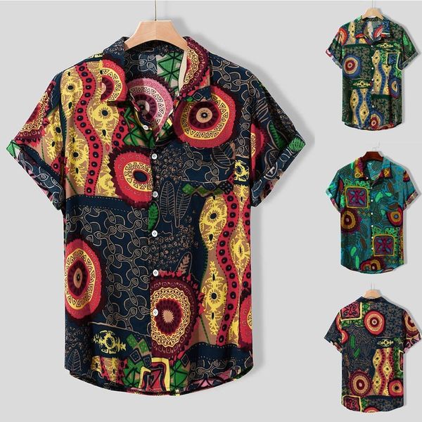 men hawaiian shirt male casual printed beach mens vintage ethnic printed turn down collar short sleeve loose casual shirts -3xl, White;black
men hawaiian shirt male casual printed beach mens vintage ethnic printed turn down collar short sleeve loose casual shirts -3xl, White;black