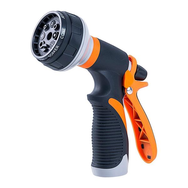 3/4 inch american standard garden high pressure rubber coated hose nozzle controllable flow watering 8 spray patterns #4j04
3/4 inch american standard garden high pressure rubber coated hose nozzle controllable flow watering 8 spray patterns #4j04