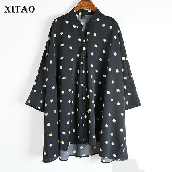 xitao plus size daisy print blouse women clothes 2020 summer new irregular stand collar full sleeve match all shirt dmy4969, White
xitao plus size daisy print blouse women clothes 2020 summer new irregular stand collar full sleeve match all shirt dmy4969, White