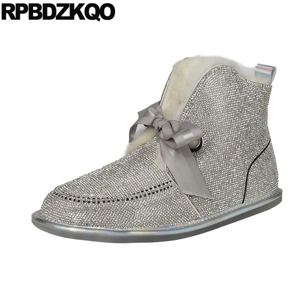 diamond gold crystal brand women winter boots genuine leather bling silver ankle real fur shoes snow rhinestone, Black
diamond gold crystal brand women winter boots genuine leather bling silver ankle real fur shoes snow rhinestone, Black