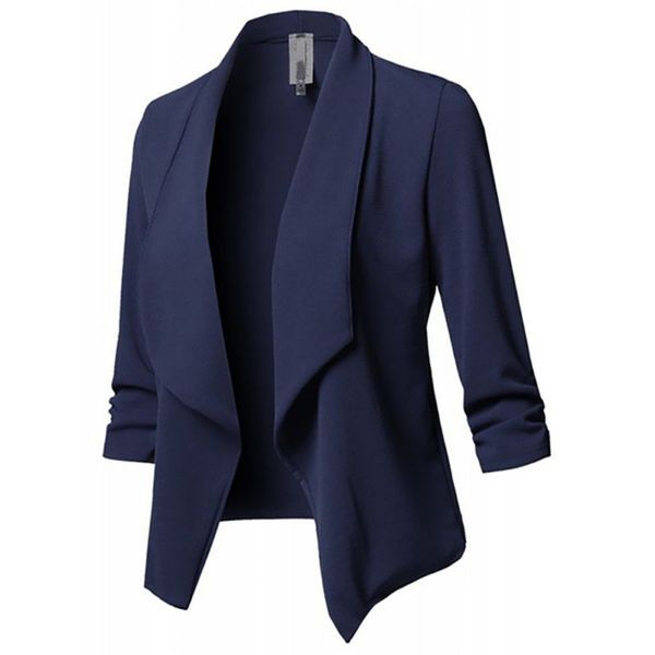 slim blazers women autumn jacket female work office lady button solid lapel pleated long sleeves business blazer coat, White;black
slim blazers women autumn jacket female work office lady button solid lapel pleated long sleeves business blazer coat, White;black