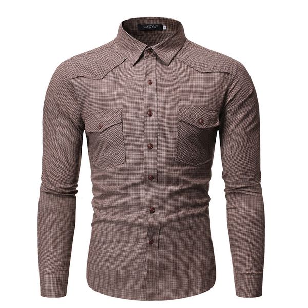 men's casual shirts long sleeve slim check shirt iron double chest pockets daily life business office work gray coffee, White;black
men's casual shirts long sleeve slim check shirt iron double chest pockets daily life business office work gray coffee, White;black