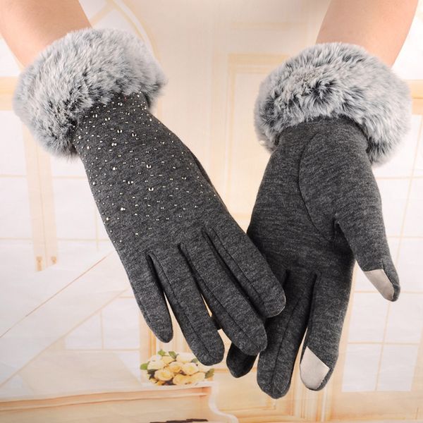 women full finger gloves faux fur thicken winter warm mittens female cashmere gloves hand warmer guantes mujer #bf, Blue;gray
women full finger gloves faux fur thicken winter warm mittens female cashmere gloves hand warmer guantes mujer #bf, Blue;gray
