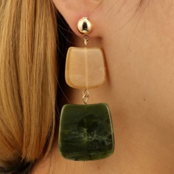 fashion big resin drop earrings for women 2019 new acrylic large square earrings trendy statement geometric jewelry, Silver
fashion big resin drop earrings for women 2019 new acrylic large square earrings trendy statement geometric jewelry, Silver