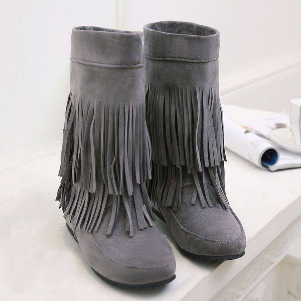 fringed increased ankle boots woman shoes fashion flock wedges platform boots shoes woman non-slip breathable winter women, Black
fringed increased ankle boots woman shoes fashion flock wedges platform boots shoes woman non-slip breathable winter women, Black