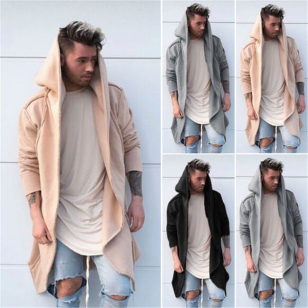 2019 mens casual cardigan hooded long cloak cape coat cosplay loose jacket, Black;brown
2019 mens casual cardigan hooded long cloak cape coat cosplay loose jacket, Black;brown