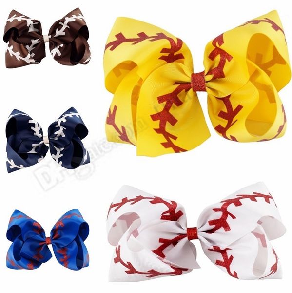 4.5 inch glitter printed ribbon baseball bow with clip for kids girls large bowknot hairgrips hair accessories 4712
4.5 inch glitter printed ribbon baseball bow with clip for kids girls large bowknot hairgrips hair accessories 4712