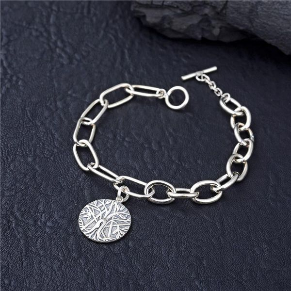 peace tree pendant fashion new 100% sterling silver s925 bracelet christian boutique women's bracelet silver 925 fashion jewelry, Black
peace tree pendant fashion new 100% sterling silver s925 bracelet christian boutique women's bracelet silver 925 fashion jewelry, Black