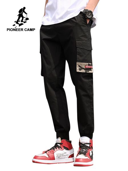 pioneer camp man pants new fashion streetwear stitching color joggers hip hop long pants men elastic waist cargo axx908108, Black
pioneer camp man pants new fashion streetwear stitching color joggers hip hop long pants men elastic waist cargo axx908108, Black