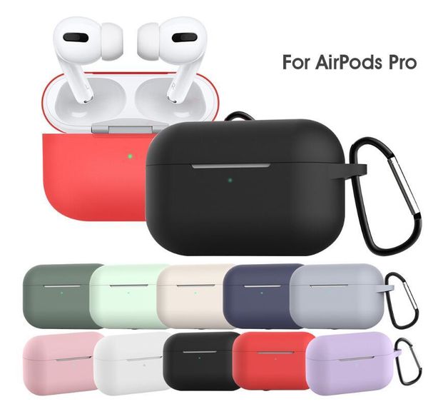 dhl thick liquid silicone case waterproof for apple airpods pro with metal buckle 12 colors optional earpbuds case
dhl thick liquid silicone case waterproof for apple airpods pro with metal buckle 12 colors optional earpbuds case