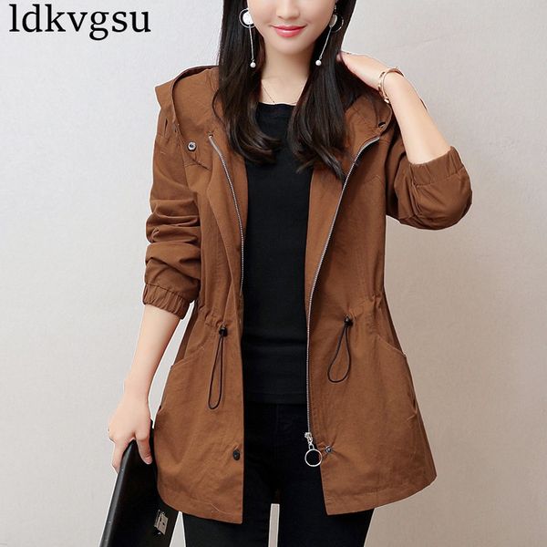 fashion windbreaker female short section harajuku 2019 new spring autumn casual waist slim jackets large size women's clothing, Tan;black
fashion windbreaker female short section harajuku 2019 new spring autumn casual waist slim jackets large size women's clothing, Tan;black