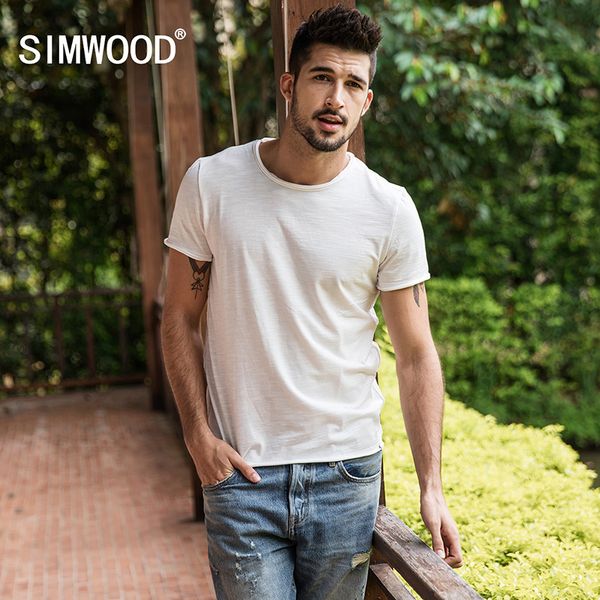 simwood brand 2019 new men clothing t shirt summer short sleeve o-neck casual slim tees 180050 y19072001, White;black
simwood brand 2019 new men clothing t shirt summer short sleeve o-neck casual slim tees 180050 y19072001, White;black