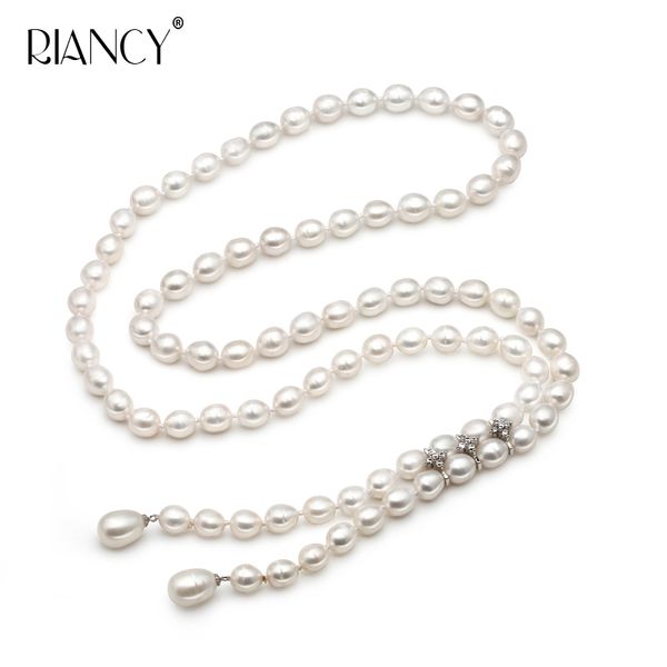 fashion natural white rice pearl necklace girl gift ,80cm freshwater pearl necklace jewelry for women party gift, Silver
fashion natural white rice pearl necklace girl gift ,80cm freshwater pearl necklace jewelry for women party gift, Silver