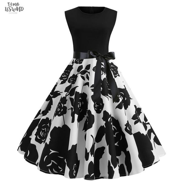 vintage sleeveless casual dress floral summer work print casual party swing dress summer women elegant sukienka vestidos 37 g7, Black;gray
vintage sleeveless casual dress floral summer work print casual party swing dress summer women elegant sukienka vestidos 37 g7, Black;gray