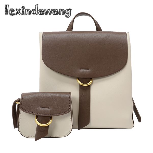 hit color leather women backpacks 2pcs/set composite bag preppy style college school bag for teenager bagpacks causal schoolbags
hit color leather women backpacks 2pcs/set composite bag preppy style college school bag for teenager bagpacks causal schoolbags