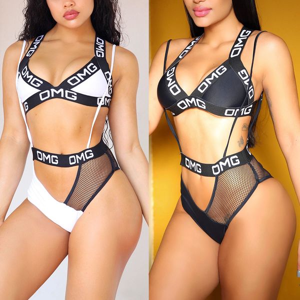european and american cross-border mesh splicing ribbon hollow bikini suit swimsuit female su1962, White;black
european and american cross-border mesh splicing ribbon hollow bikini suit swimsuit female su1962, White;black