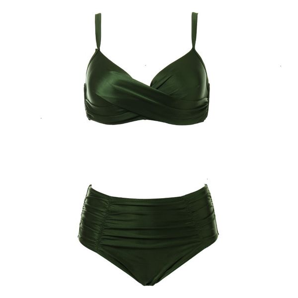 high waist bikinis women swimwear summer solid color high grade fabric bikini set plus size swimwear bathing suit, White;black
high waist bikinis women swimwear summer solid color high grade fabric bikini set plus size swimwear bathing suit, White;black