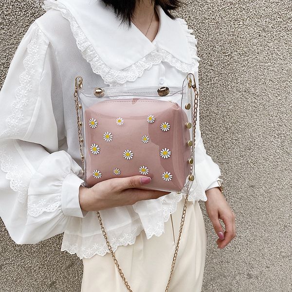 2020 new shoulder bag women's casual fashion korean version transparent jelly small bag chain crossbody
2020 new shoulder bag women's casual fashion korean version transparent jelly small bag chain crossbody