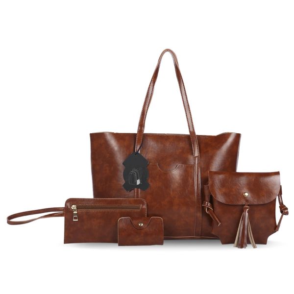 winsun мода женщины сумка 4 шт. женщины искусственная кожа сумка сумка плеча crossbody сумка браслет держатель карты 
winsun мода женщины сумка 4 шт. женщины искусственная кожа сумка сумка плеча crossbody сумка браслет держатель карты