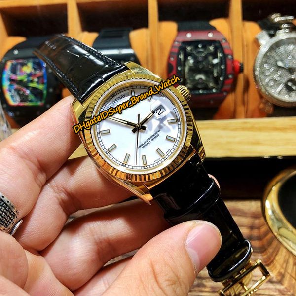 high version day/date 36 series m118138-0147 white dial swiss 2836-2 automatic 118138 lady watches gold case leather strap watches, Slivery;brown
high version day/date 36 series m118138-0147 white dial swiss 2836-2 automatic 118138 lady watches gold case leather strap watches, Slivery;brown