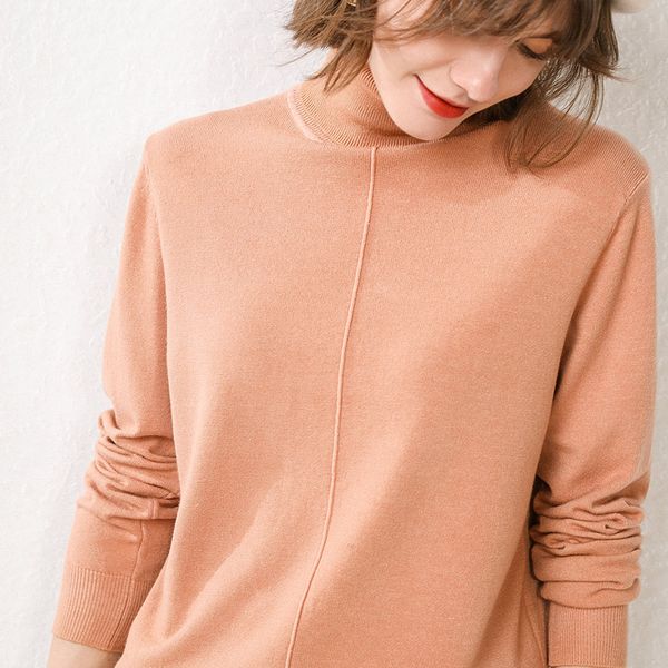 smpevrg knitted sweater female pullovers long sleeve high neck warm pullover women sweaters knit jumper pull femme clothing, White;black
smpevrg knitted sweater female pullovers long sleeve high neck warm pullover women sweaters knit jumper pull femme clothing, White;black