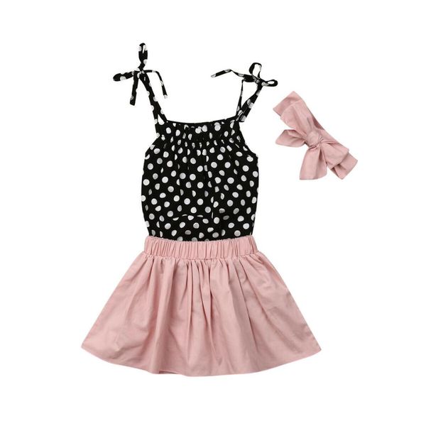 pudcoco 2019 summer kid baby girl vest sleeveless romper polka dot tops+short pink skirts clothes set outfit, White
pudcoco 2019 summer kid baby girl vest sleeveless romper polka dot tops+short pink skirts clothes set outfit, White