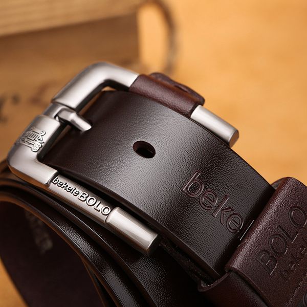2020 men belt cow genuine leather luxury strap male belts for men new fashion classic vintage pin buckle strap for male jean, Black;brown
2020 men belt cow genuine leather luxury strap male belts for men new fashion classic vintage pin buckle strap for male jean, Black;brown
