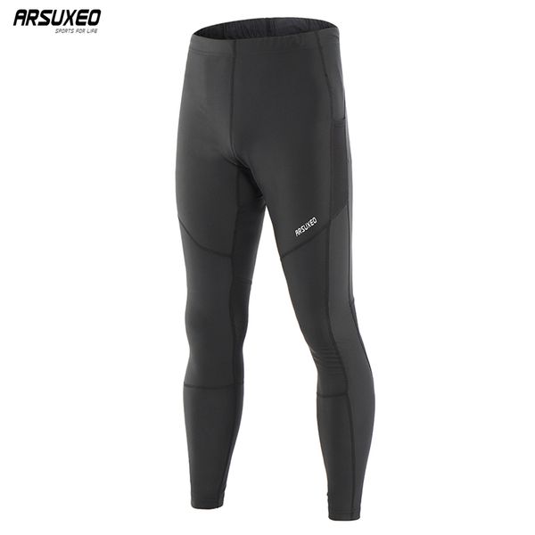 arsuxeo men's spring autumn compression reflective running pants elastic fitness leggings tights outdoor sports trousers, Black;blue
arsuxeo men's spring autumn compression reflective running pants elastic fitness leggings tights outdoor sports trousers, Black;blue