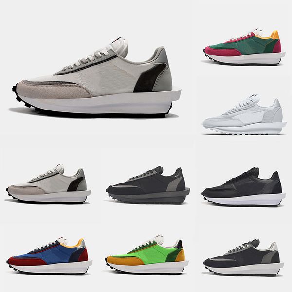 2019 new sacai x ldv waffle daybreak trainers mens running shoes for women men wolf grey black white gusto sports sneakers 36-44
2019 new sacai x ldv waffle daybreak trainers mens running shoes for women men wolf grey black white gusto sports sneakers 36-44