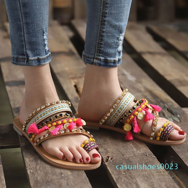 beach sandals shoes femme 2019 shoes woman summer colorful strappy gladiator low flat heel flip flops plus size c23, Black
beach sandals shoes femme 2019 shoes woman summer colorful strappy gladiator low flat heel flip flops plus size c23, Black