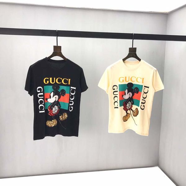 2020ss summer cotton men's t-shirt luxury o-neck women's t-shirt short sleeve print t-shirt size -3xl, White
2020ss summer cotton men's t-shirt luxury o-neck women's t-shirt short sleeve print t-shirt size -3xl, White