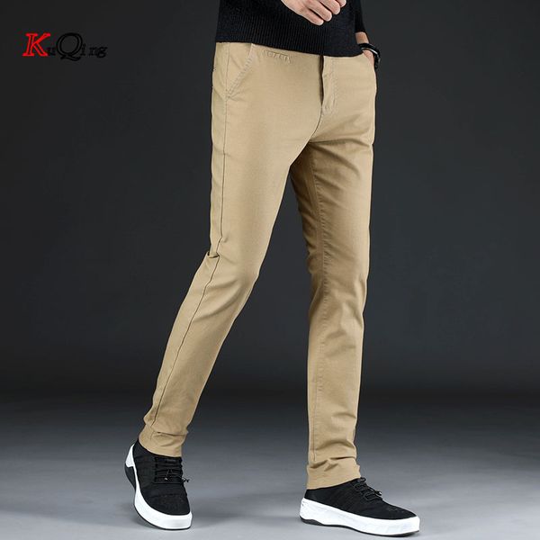 kuqing 2019 new men's cotton trousers straight pantalon homme fashion summer business casual pants men, Black
kuqing 2019 new men's cotton trousers straight pantalon homme fashion summer business casual pants men, Black