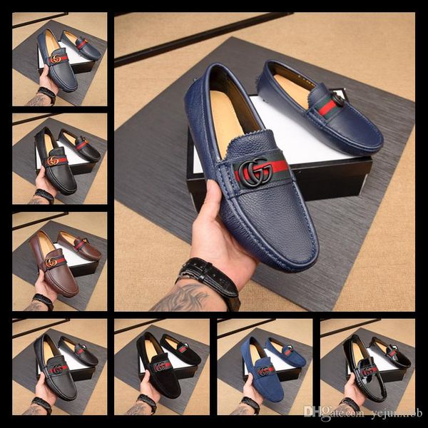 a1 g мужская обувь люкс дизайнеры кожа повседневный driving oxfords квартиры обувь мужская марка мокасины мокасины итальянская обувь для муж, Black
a1 g мужская обувь люкс дизайнеры кожа повседневный driving oxfords квартиры обувь мужская марка мокасины мокасины итальянская обувь для муж, Black