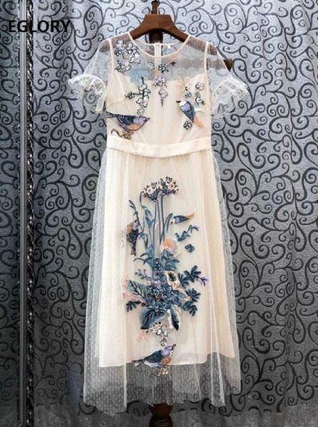 new 2020 summer runway style dress women cute birds floral embroidery tulle mesh patchwork casual vintage dress, Black;gray
new 2020 summer runway style dress women cute birds floral embroidery tulle mesh patchwork casual vintage dress, Black;gray