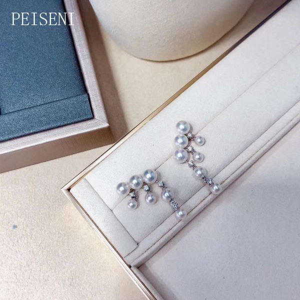 peiseni g18k original design fine jewelry pearl earrings 2020 natural akoya japan pearl jewelry 4-5.5mm earrings for women, Golden;silver
peiseni g18k original design fine jewelry pearl earrings 2020 natural akoya japan pearl jewelry 4-5.5mm earrings for women, Golden;silver