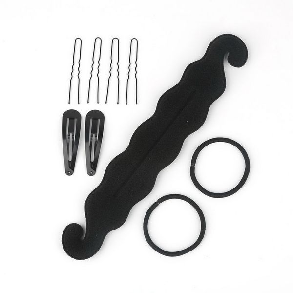 black 8-9pcs/set beauty bun maker twist curler hair roller coiffure hair braider magic french sponge easy diy styling tools, Brown
black 8-9pcs/set beauty bun maker twist curler hair roller coiffure hair braider magic french sponge easy diy styling tools, Brown