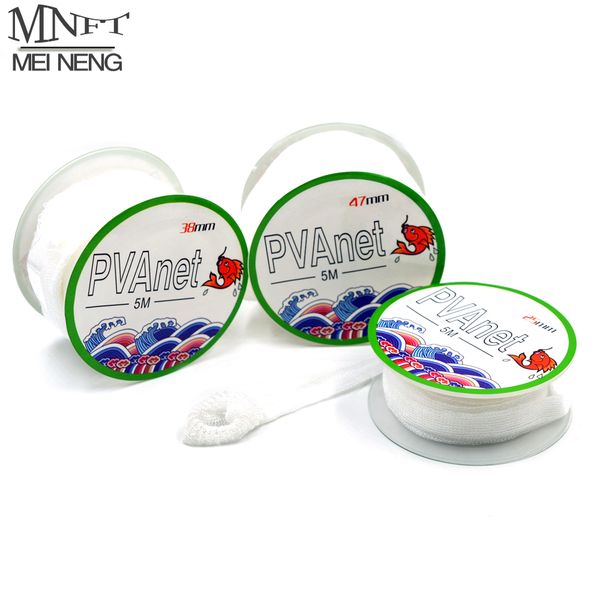 mnft 5m pva narrow soluble network 25/38/47mm carp fishing refill stocking bait bag protect fish net bait throwing mesh
mnft 5m pva narrow soluble network 25/38/47mm carp fishing refill stocking bait bag protect fish net bait throwing mesh